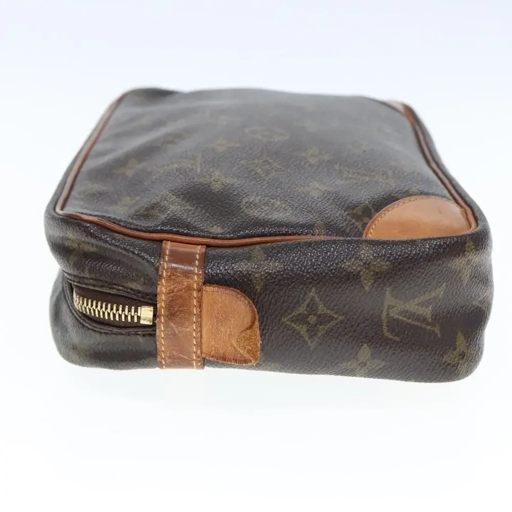 Louis Vuitton Monogram Compiegne 28 Clutch Bag Brown
